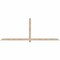 Ekena Millwork Eugene Smooth Timber Gable Bracket, Douglas Fir, 108"W x 40"H x 1 1/2"D x 3 1/2"F, 9/12 Pitch GBW108X40X0204EUG00SDF - alternate 1
